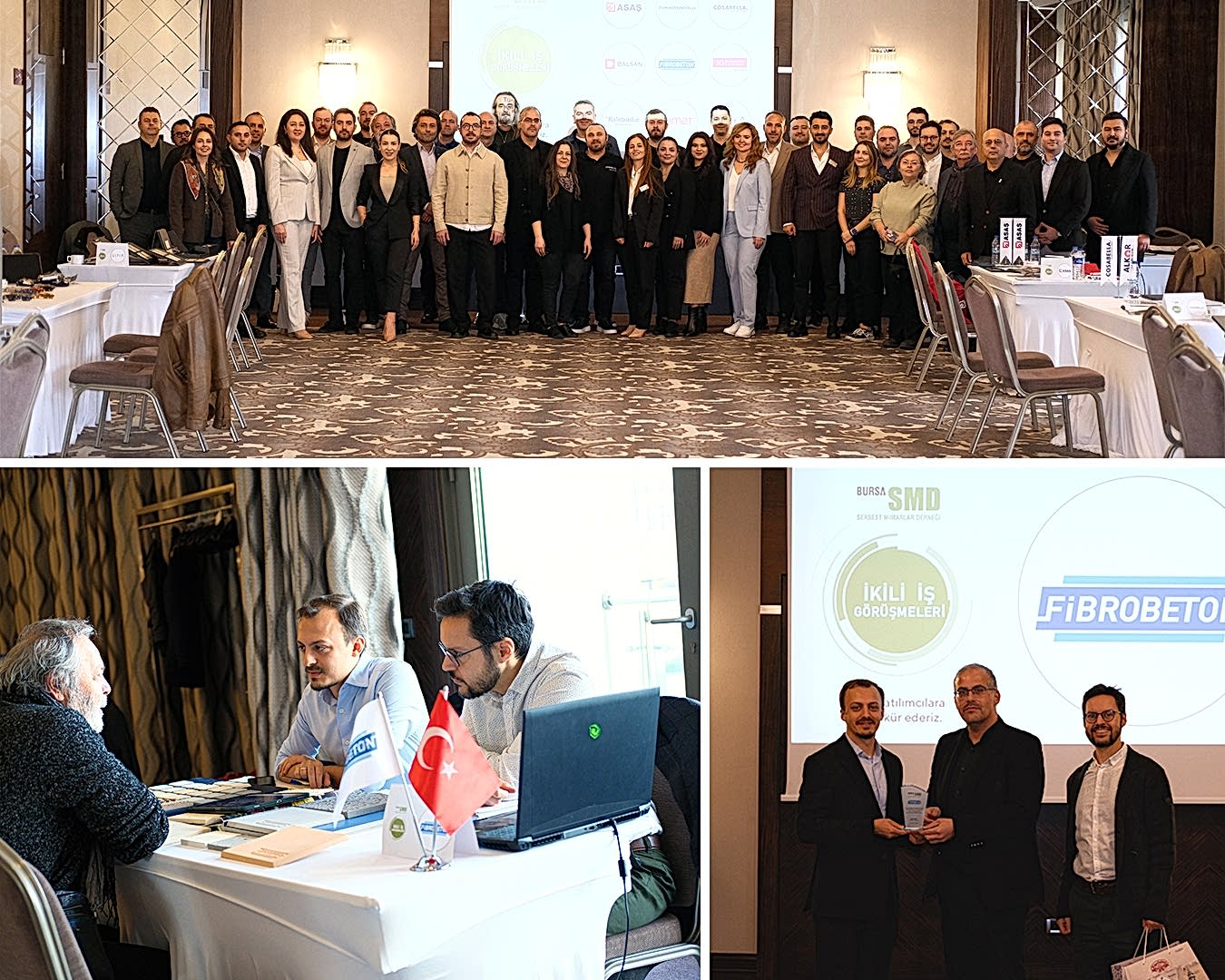 FİBROBETON, BURSA SMD ETKİNLİĞİNDE MİMARLIK SEKTÖRÜ İLE BULUŞTU